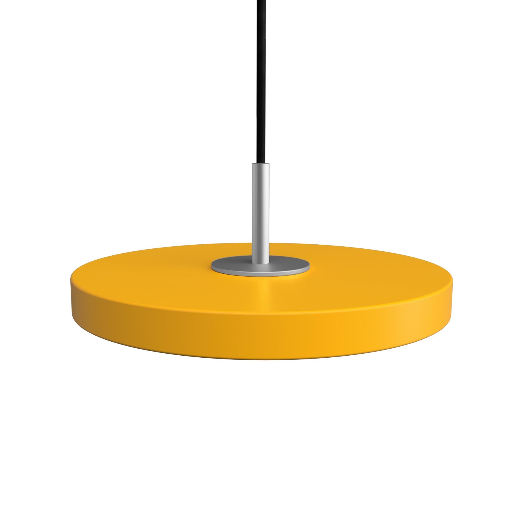 Elegante Asteria Micro Pendelleuchte in Saffron Yellow, ideal für stimmungsvolle Beleuchtung und geschmackvolle Akzente in jedem Raum.