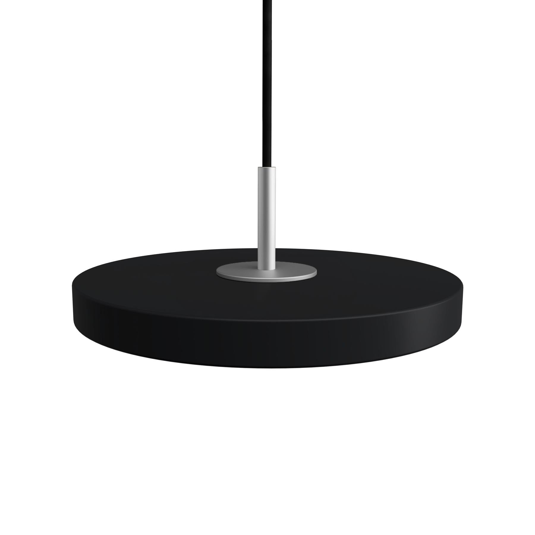 Elegante Asteria Micro Pendelleuchte in Schwarz, ideal für stilvolle Innenräume und stimmungsvolle Beleuchtungseffekte.
