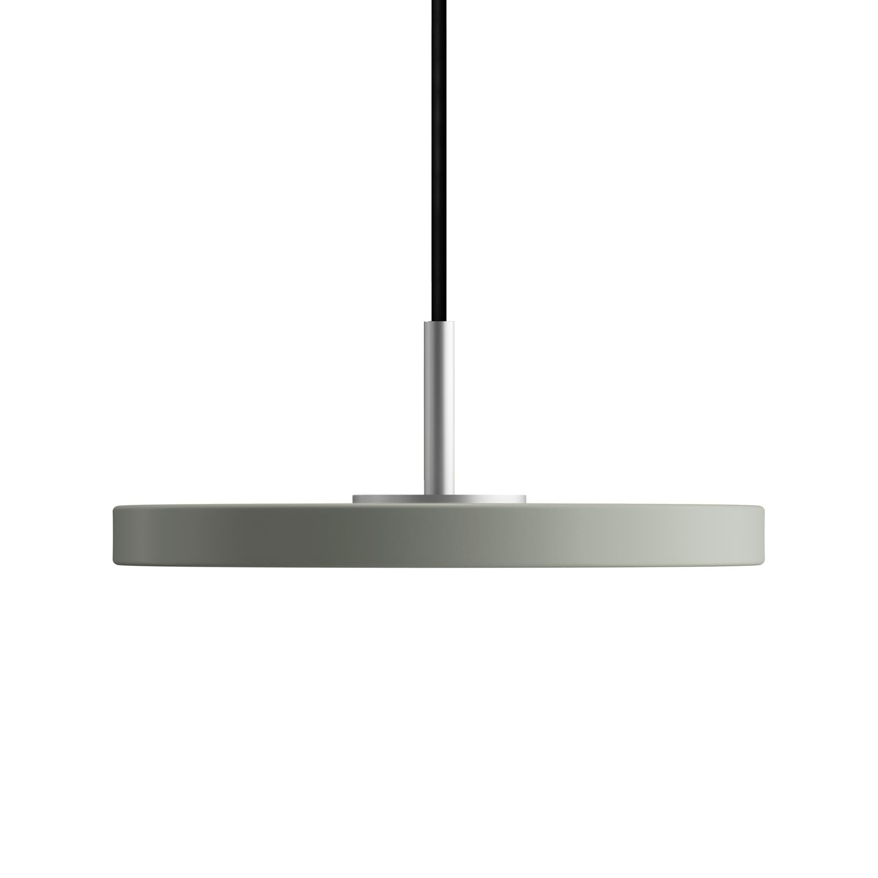 Elegante Asteria Micro Pendelleuchte in Olivgrün, ideal für zeitgemäße Innenräume und schafft eine warme, einladende Atmosphäre.