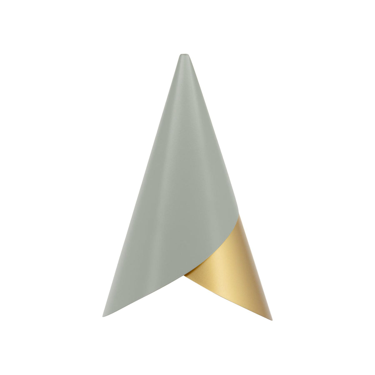 Lampenschirm Cornet von Umage aus Aluminium mit zwei gegeneinander drehbaren Kegeln