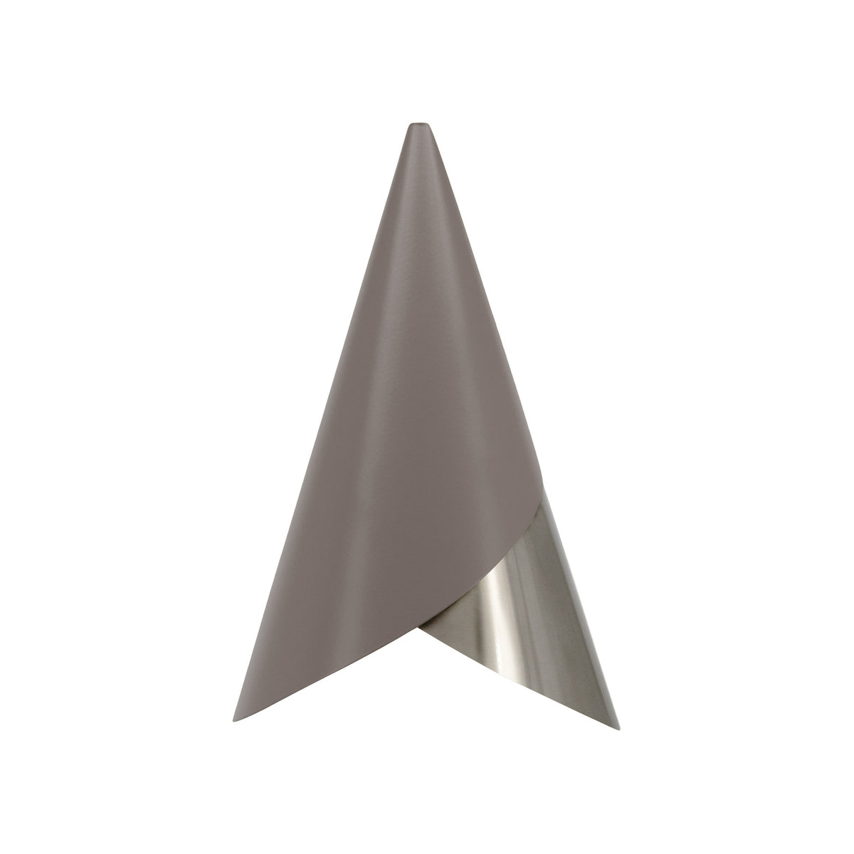 Lampenschirm Cornet von Umage aus Aluminium mit zwei gegeneinander drehbaren Kegeln