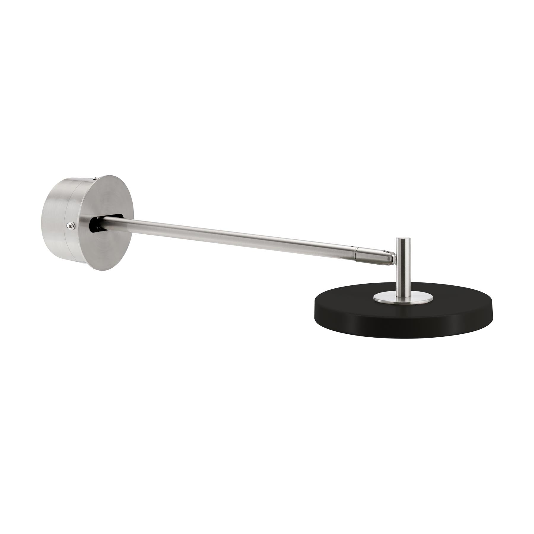 Elegante Asteria Wandleuchte long Hardwired in Schwarz, ideal für zeitgemäße Innenräume und atmosphärische Lichtakzente.