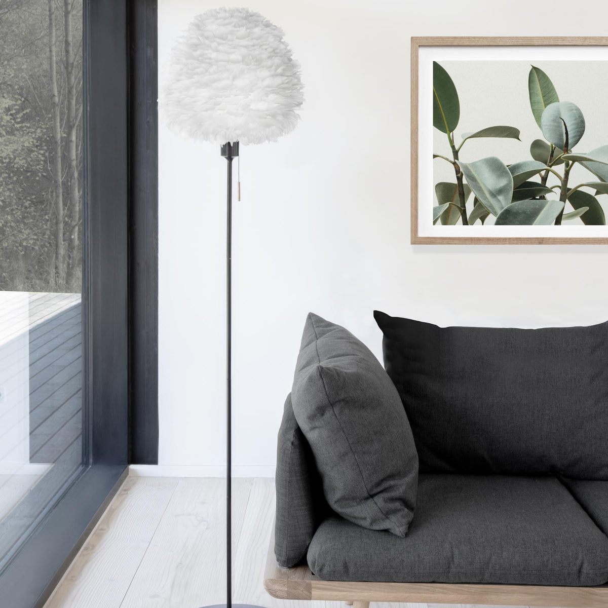 Santé Stehleuchte in Black präsentiert im Onlineshop von KAQTU Design AG. Lampenständer ist von Umage