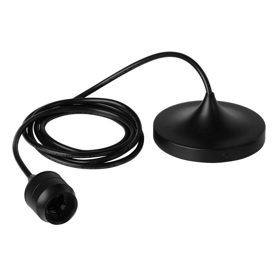 Schwarzes Cord Set Pro von Umage, perfekt für kreative Lichtgestaltungen und moderne Wohnkonzepte.