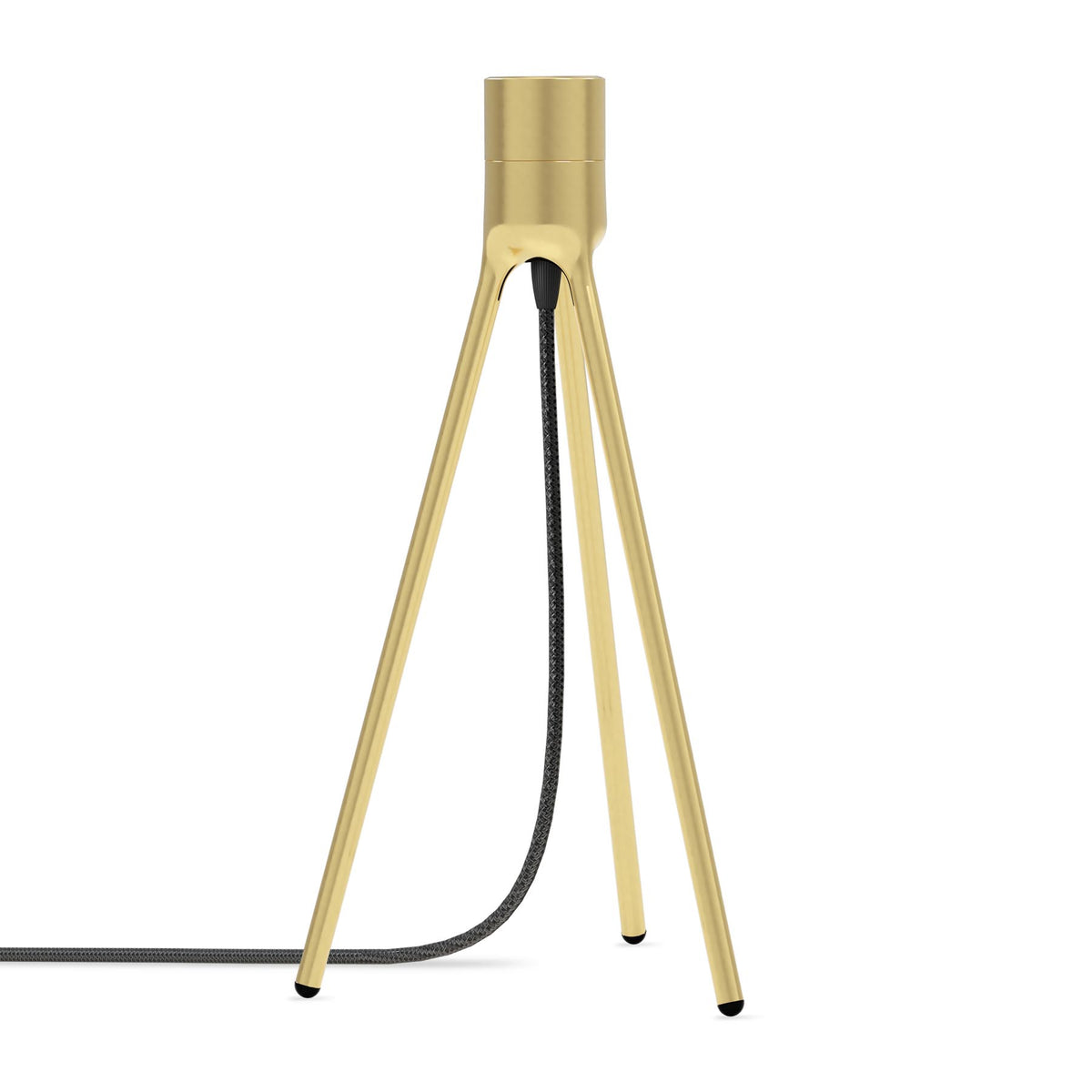 Tisch Tripod in Brushed Brass präsentiert im Onlineshop von KAQTU Design AG. Lampenständer ist von Umage