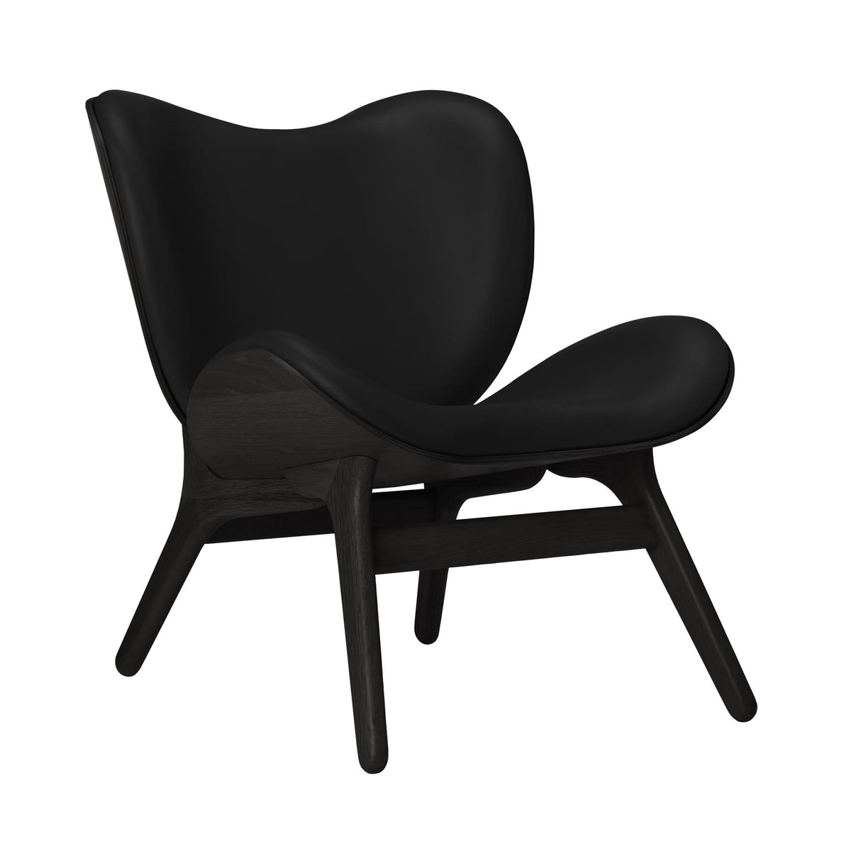 A Conversation Piece Low Sessel in Black präsentiert im Onlineshop von KAQTU Design AG. Sessel ist von Umage