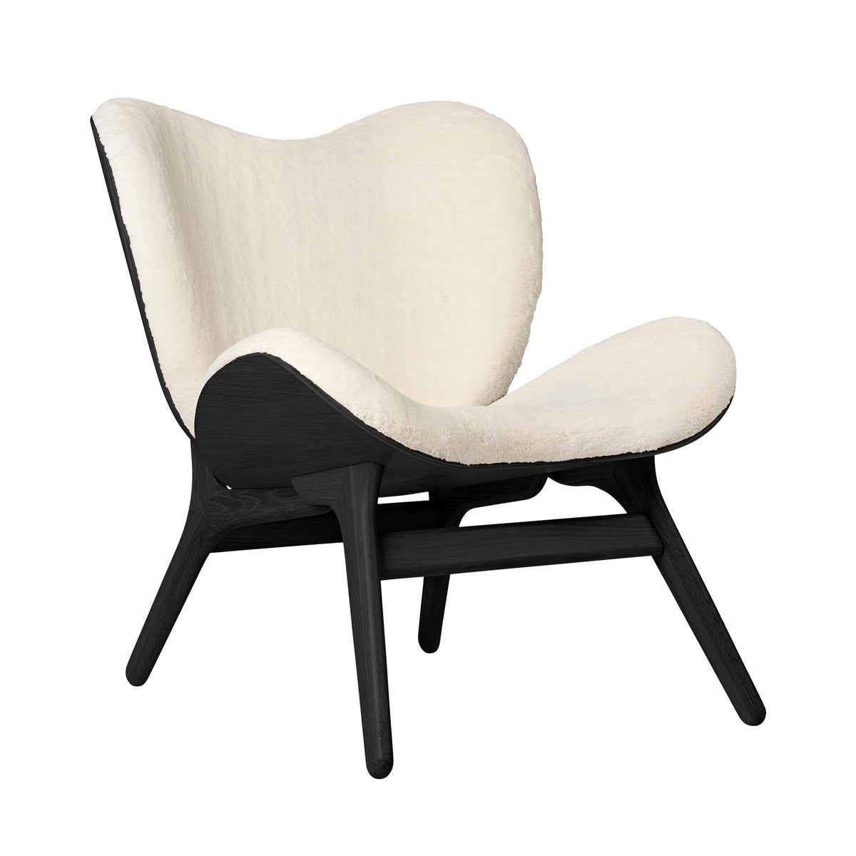 A Conversation Piece Low Sessel in Teddy White präsentiert im Onlineshop von KAQTU Design AG. Sessel ist von Umage