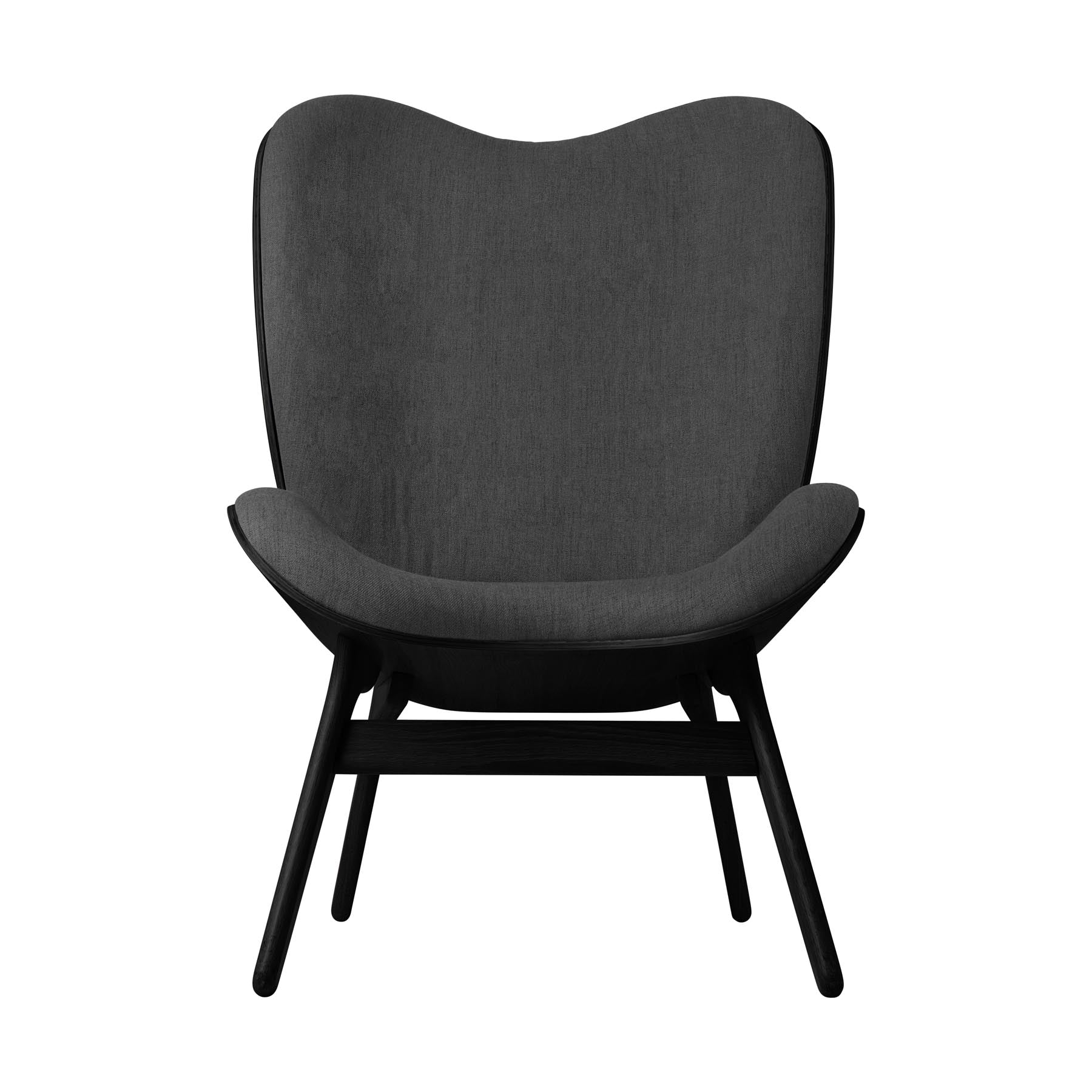 Moderner A Conversation Piece Tall Sessel von Umage in edlem Shadow, perfekt für entspannte Stunden und geschmackvolle Wohnräume.