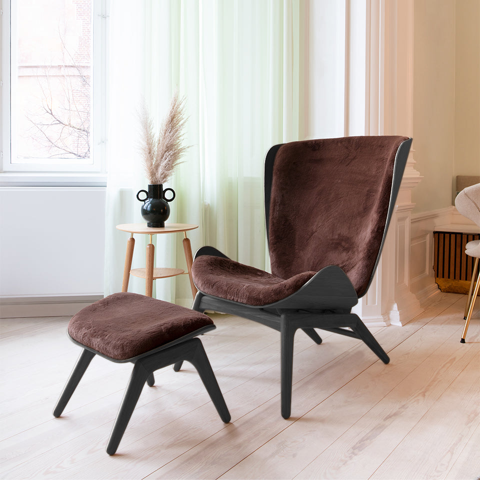 The Reader Ottoman in Teddy Brown präsentiert im Onlineshop von KAQTU Design AG. Ottoman ist von Umage