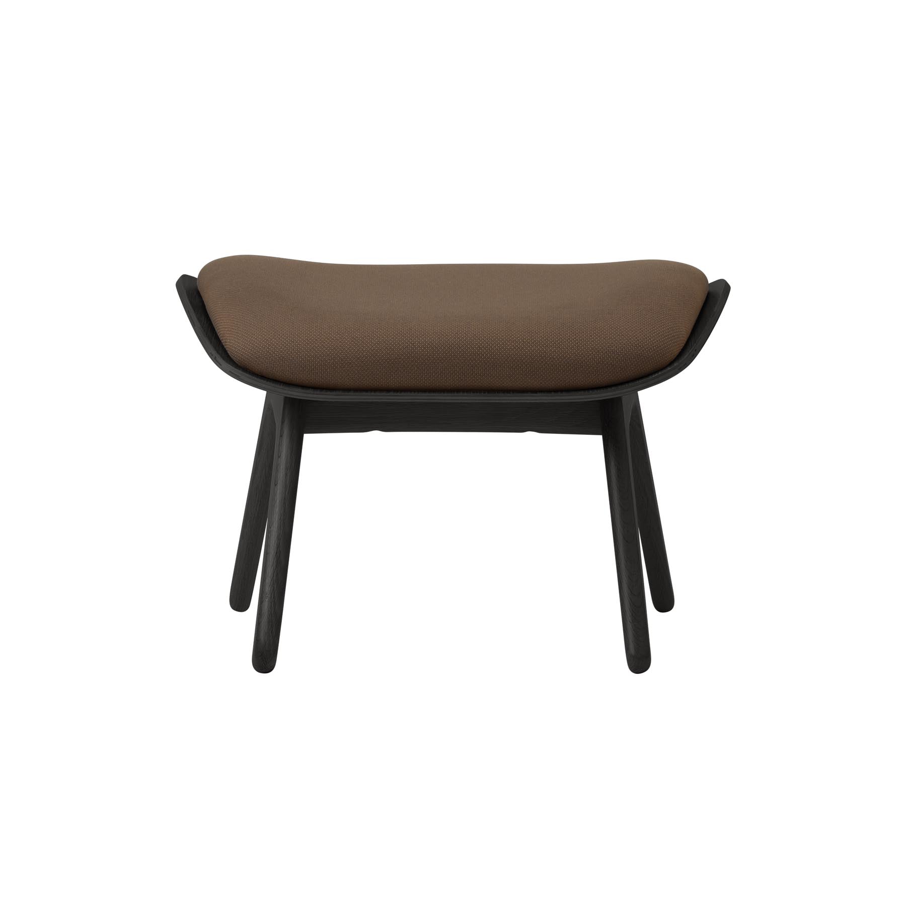 Eleganter Reader Ottoman in Mocca von Umage, ideal für gemütliche Stunden und als stilvolles Wohnaccessoire.