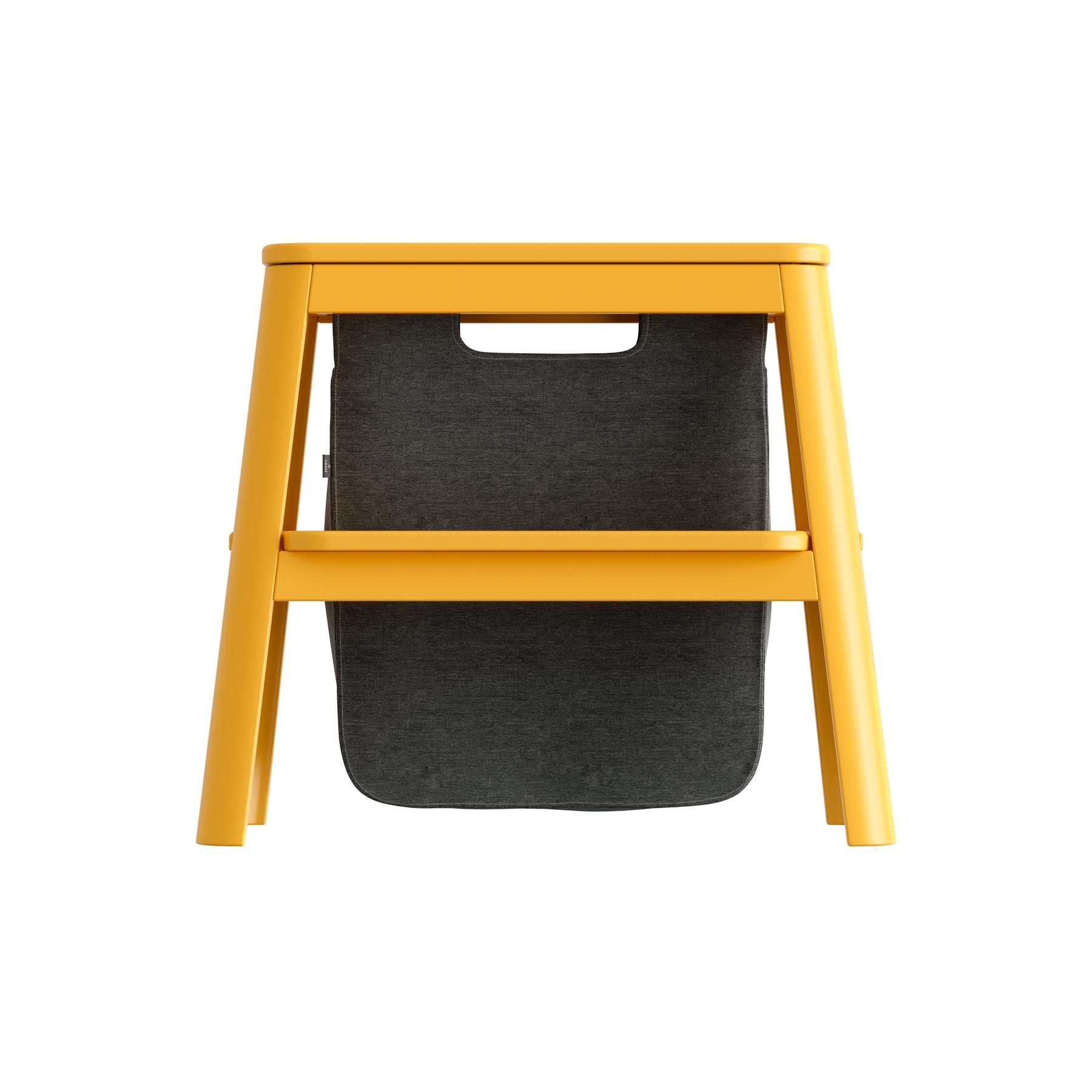 Modischer Step it Up Tritthocker in Saffron Yellow, vielseitig einsetzbar als Tischleuchte, vereint modernes Design mit praktischer Funktionalität von Umage.