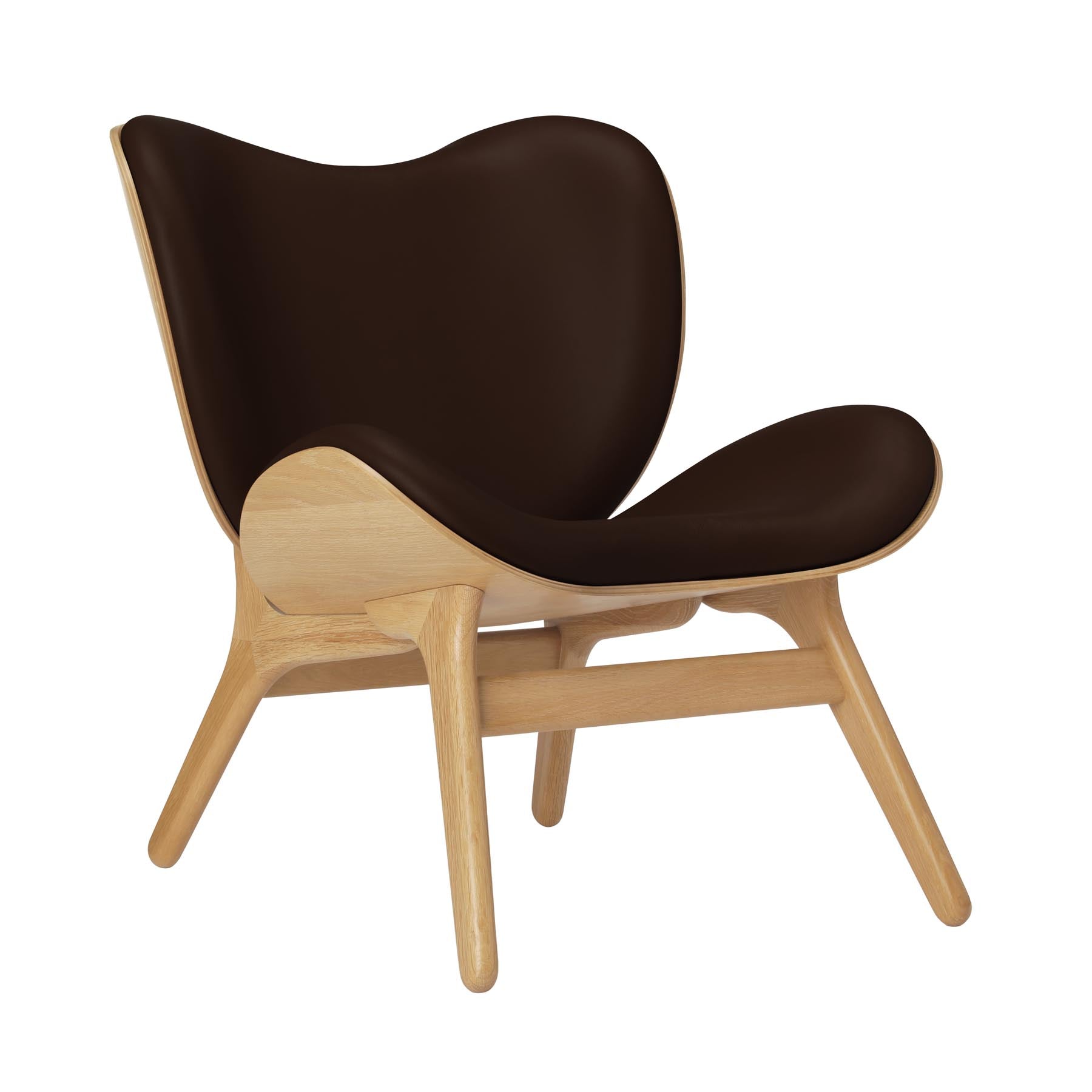 A Conversation Piece Low Sessel in Brown präsentiert im Onlineshop von KAQTU Design AG. Sessel ist von Umage