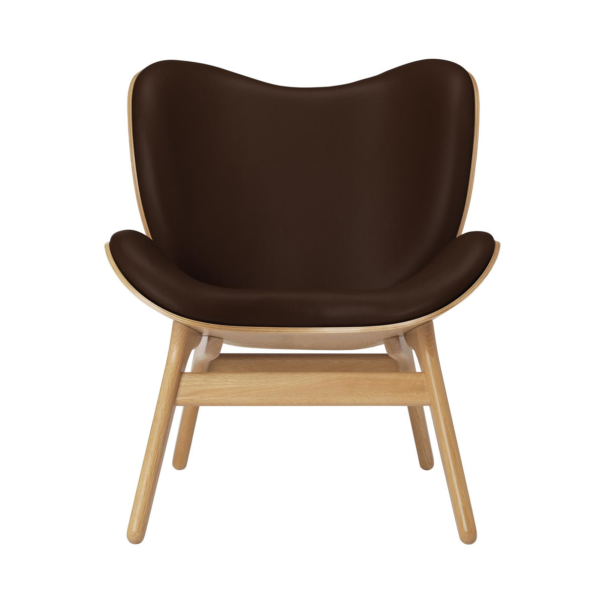 A Conversation Piece Low Sessel in Brown präsentiert im Onlineshop von KAQTU Design AG. Sessel ist von Umage