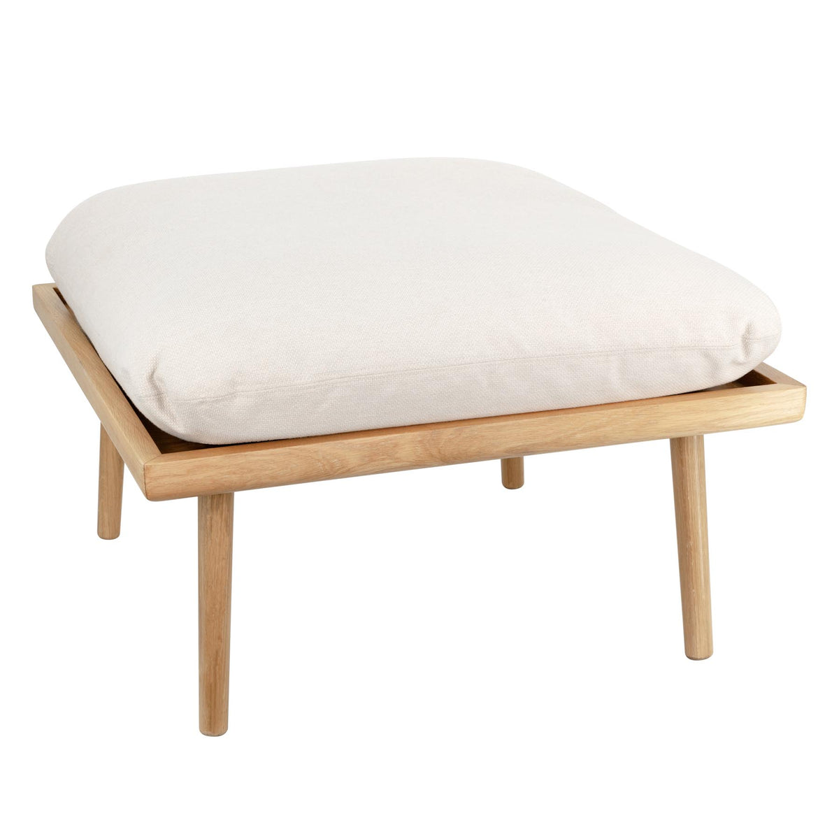 Lounge Around Shuffle Beistelltisch in White Sands präsentiert im Onlineshop von KAQTU Design AG. Pouf ist von Umage