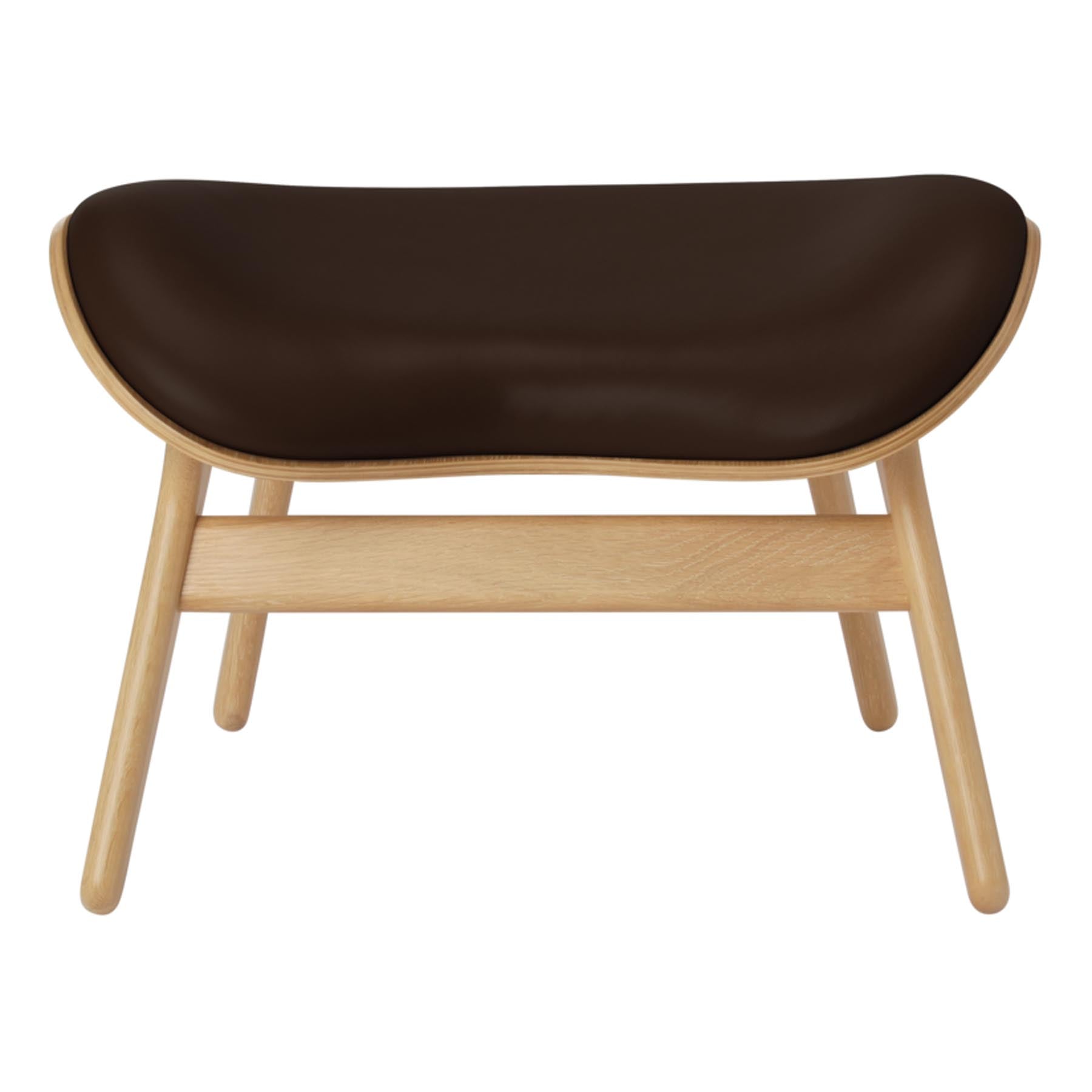 Eleganter brauner Ottoman von Umage, ideal für stilvolle Wohnräume und als Blickfang in jedem Raum.
