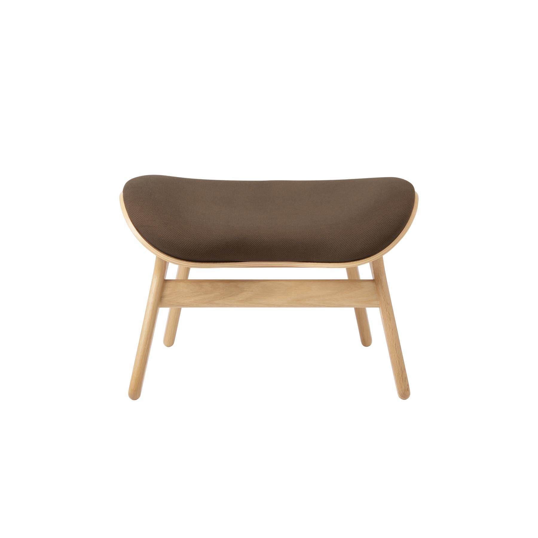 Stilvoller Ottoman in edlem Mocca von Umage, perfekt als dekoratives Element und komfortable Sitzgelegenheit in jedem Zuhause.