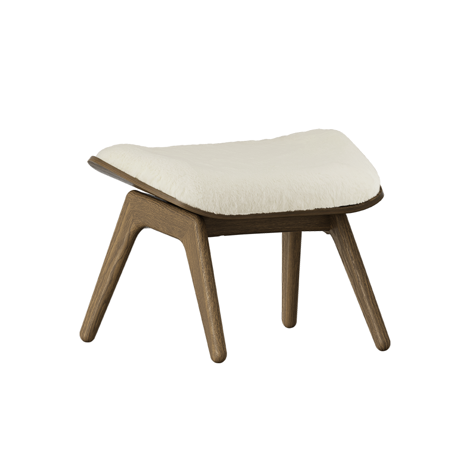 The Reader Ottoman in Teddy White präsentiert im Onlineshop von KAQTU Design AG. Ottoman ist von Umage