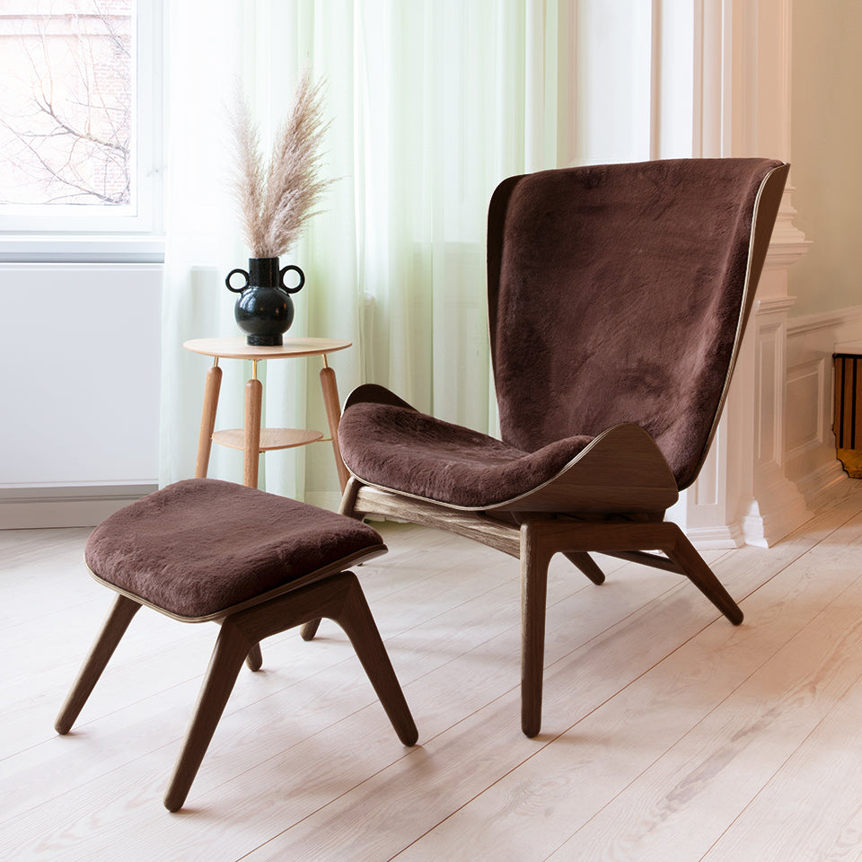 The Reader Ottoman in Teddy Brown präsentiert im Onlineshop von KAQTU Design AG. Ottoman ist von Umage