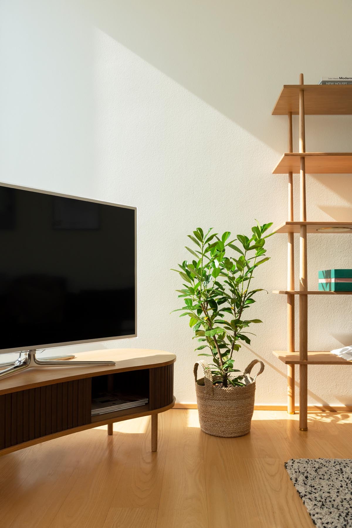 Audacious TV Bank in Hazelnut präsentiert im Onlineshop von KAQTU Design AG. TV-Möbel ist von Umage