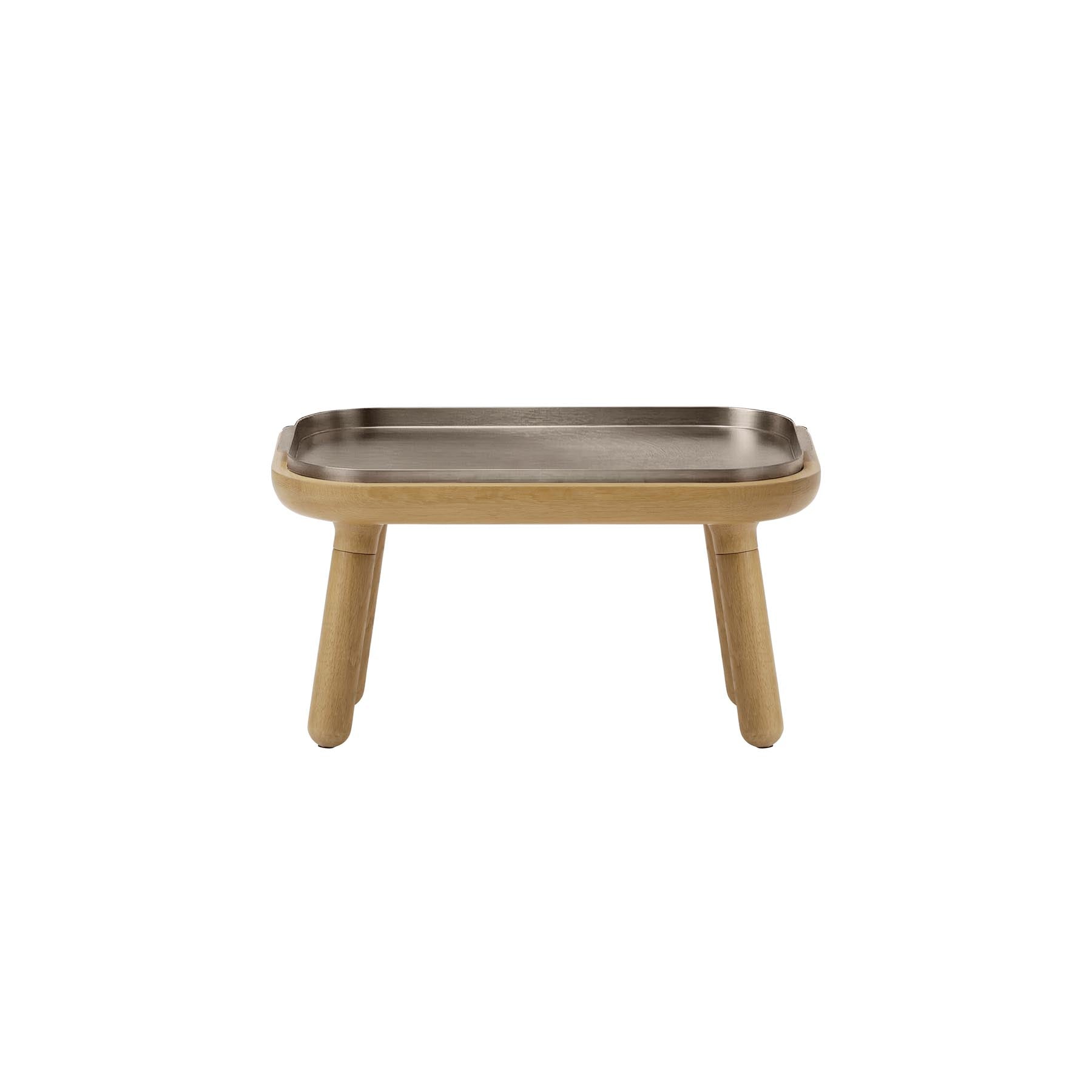 Moderner Paff low Beistelltisch von Umage in Titanium, perfekt für kreative Raumgestaltungen und funktionale Eleganz.