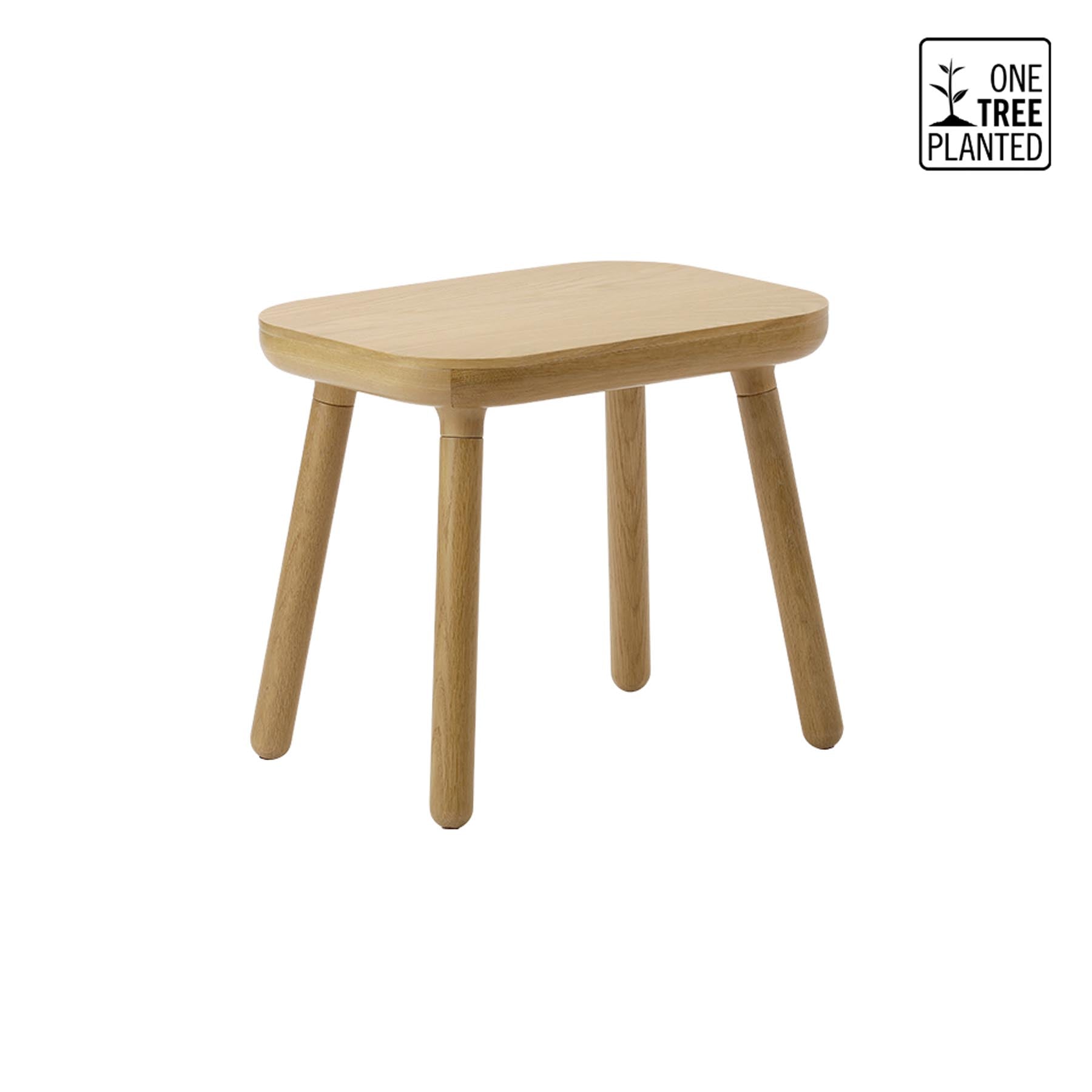 Eleganter Paff low Beistelltisch von Umage, gefertigt aus edler Eiche, ideal für zeitgemäße Wohnräume und geschmackvolle Einrichtung.