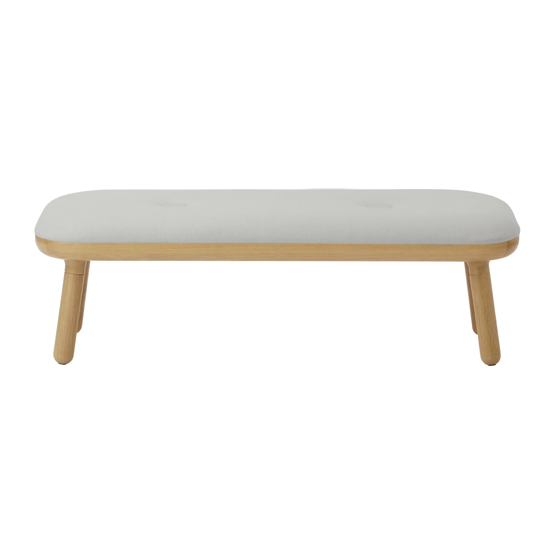 Moderne Paff low Bank von Umage in edlem Sterling, perfekt für stilvolle Wohnräume und als Blickfang in jedem Zuhause.