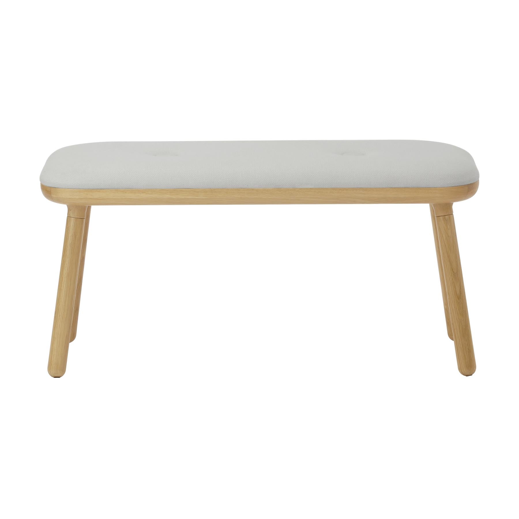 Moderne Paff low Bank von Umage in edlem Sterling, perfekt für stilvolle Interiors und entspannte Sitzgelegenheiten.
