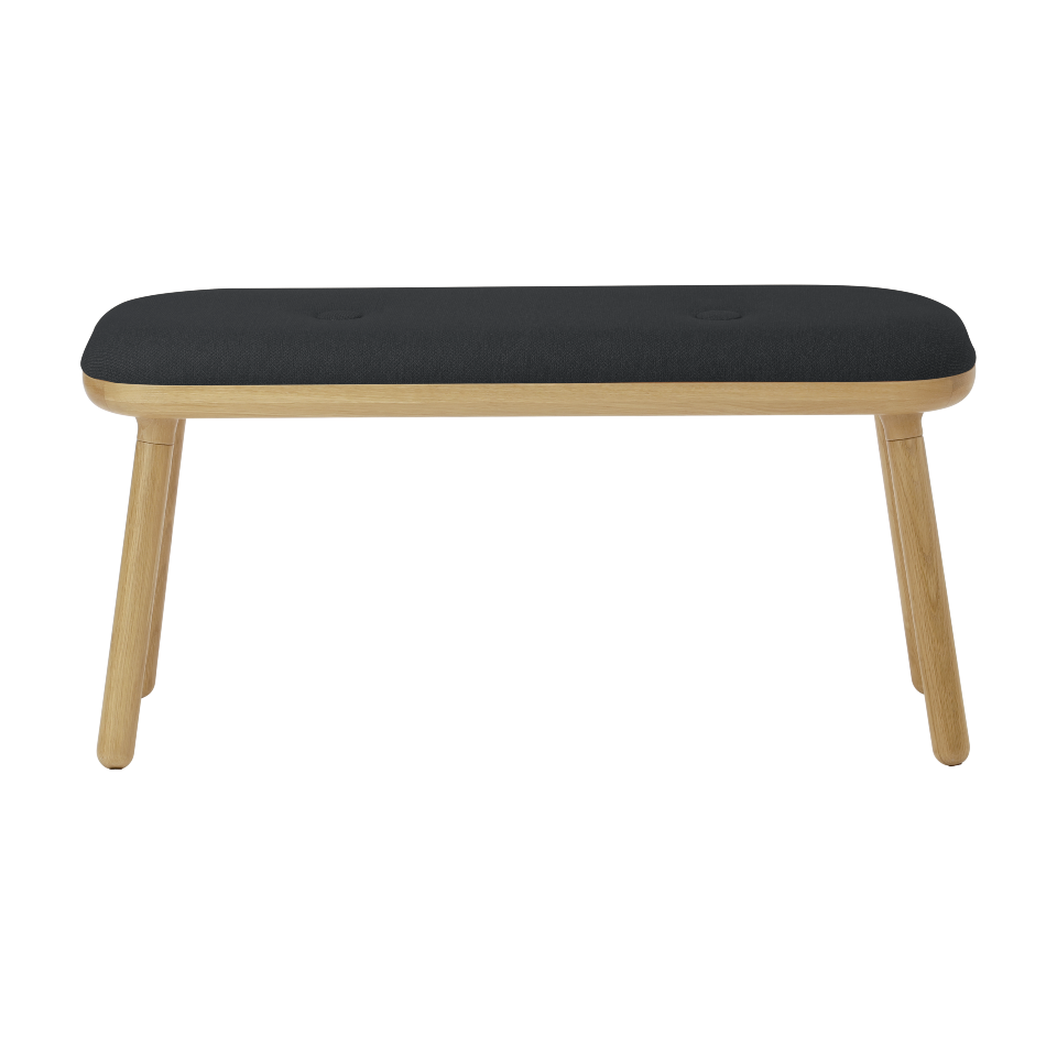 Moderne Paff low Bank von Umage in edlem Shadow, perfekt für entspannte Sitzgelegenheiten und stilvolle Inneneinrichtung.