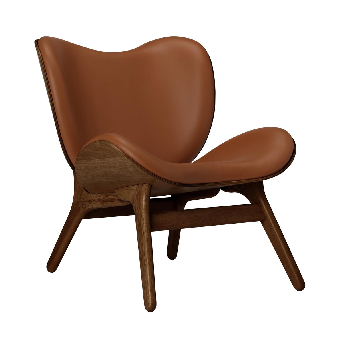 A Conversation Piece Low Sessel in Cognac präsentiert im Onlineshop von KAQTU Design AG. Sessel ist von Umage