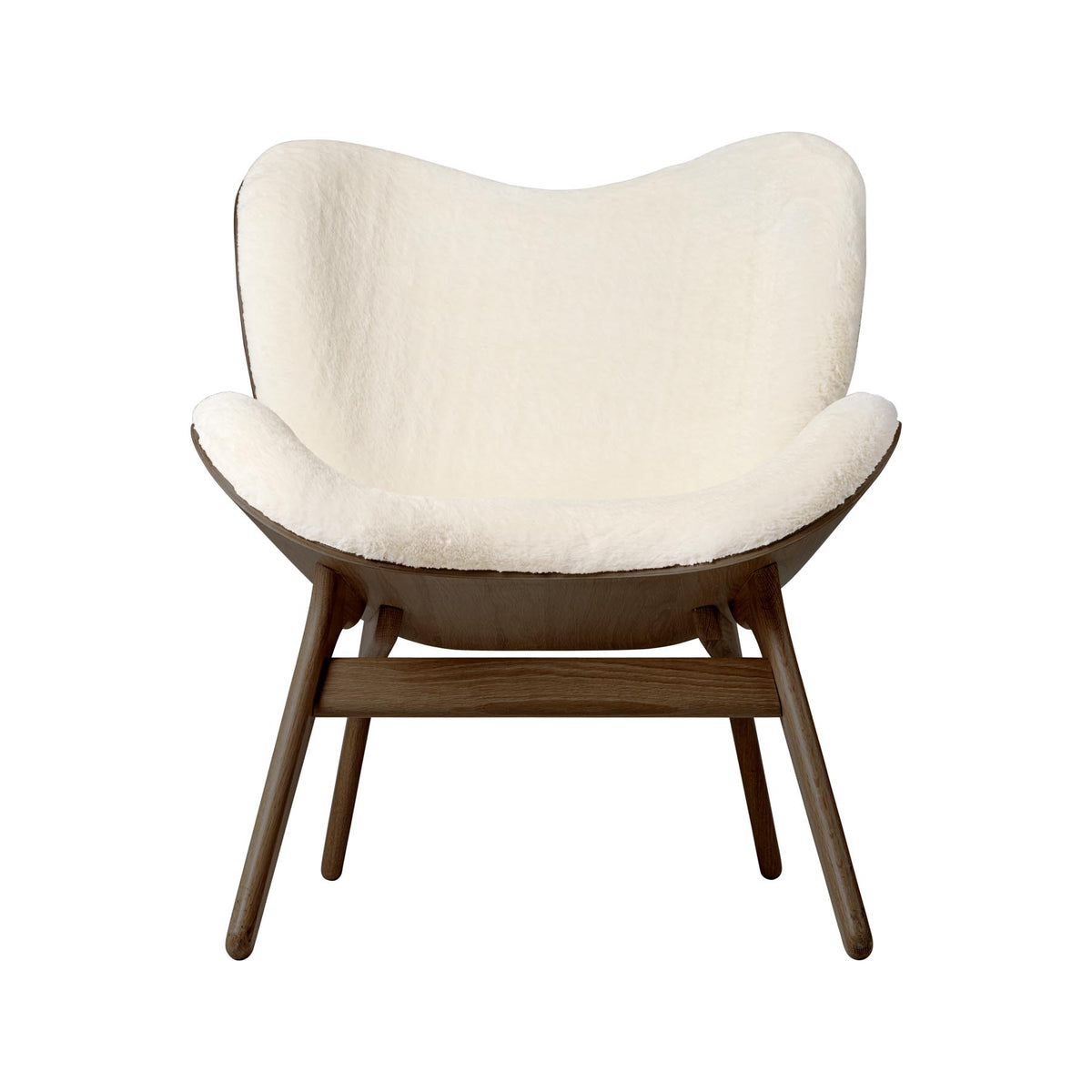 A Conversation Piece Low Sessel in Teddy White präsentiert im Onlineshop von KAQTU Design AG. Sessel ist von Umage