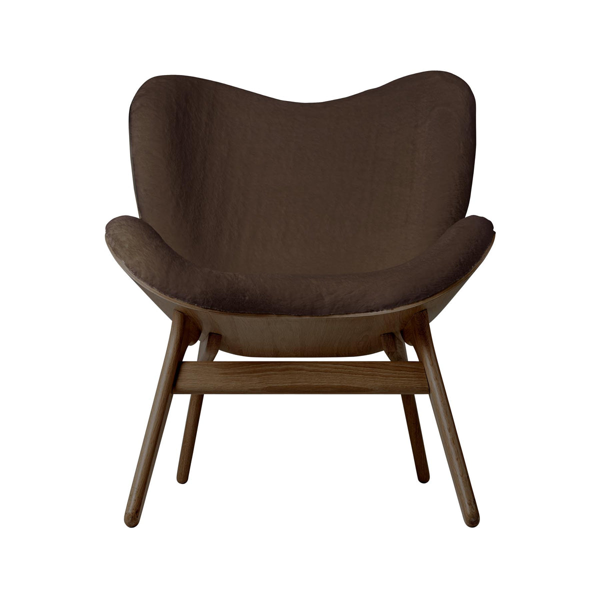 A Conversation Piece Low Sessel in Teddy Brown präsentiert im Onlineshop von KAQTU Design AG. Sessel ist von Umage