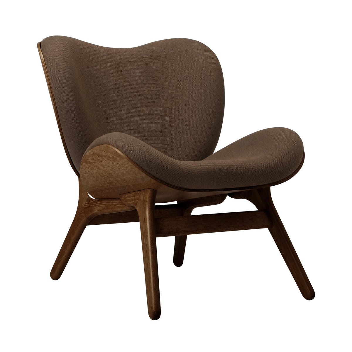 A Conversation Piece Low Sessel in Mocca präsentiert im Onlineshop von KAQTU Design AG. Sessel ist von Umage
