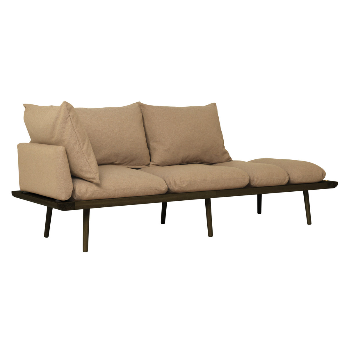 Lounge Around 3-Sitzer Sofa in Sugar Brown präsentiert im Onlineshop von KAQTU Design AG. 3er Sofa ist von Umage