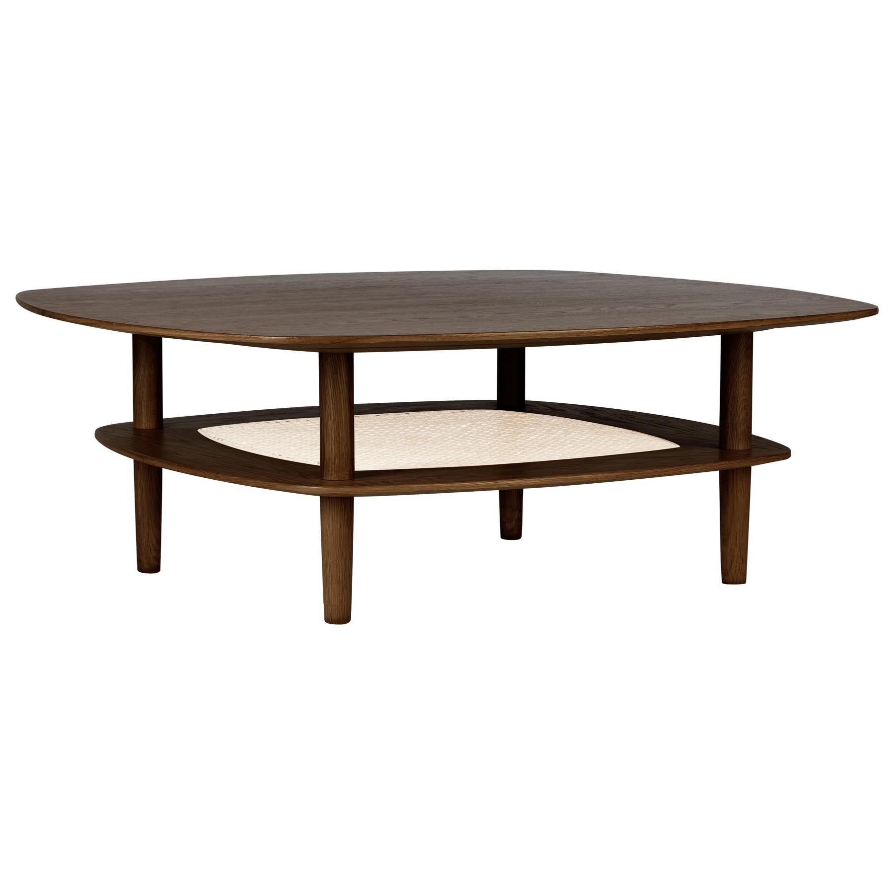 Together Smooth Square Couchtisch 100 in Dark Oak präsentiert im Onlineshop von KAQTU Design AG. Couchtisch ist von Umage