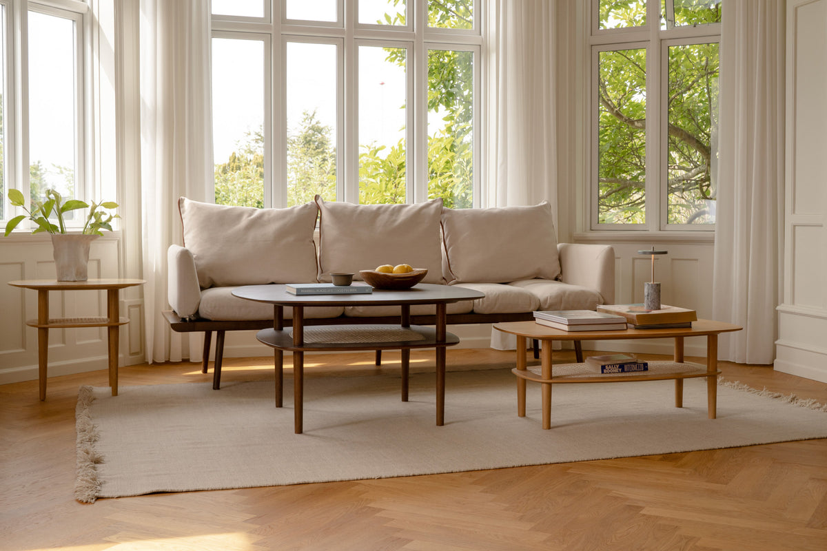Together Smooth Square Couchtisch 100 in Dark Oak präsentiert im Onlineshop von KAQTU Design AG. Couchtisch ist von Umage