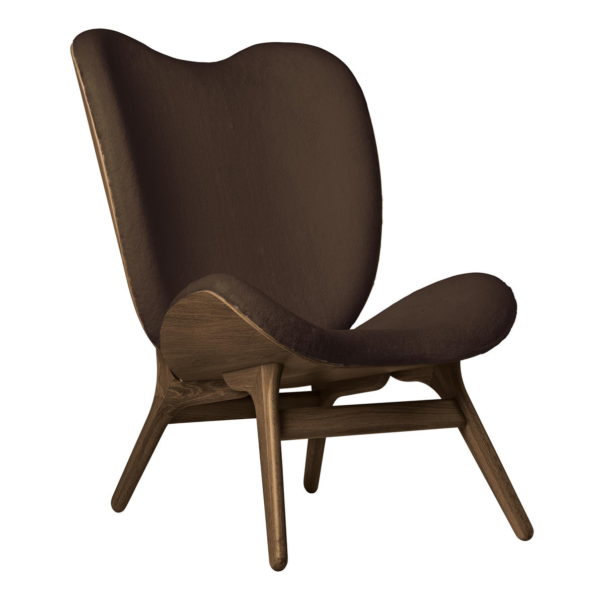 A Conversation Piece Tall Sessel in Teddy Brown präsentiert im Onlineshop von KAQTU Design AG. Sessel ist von Umage