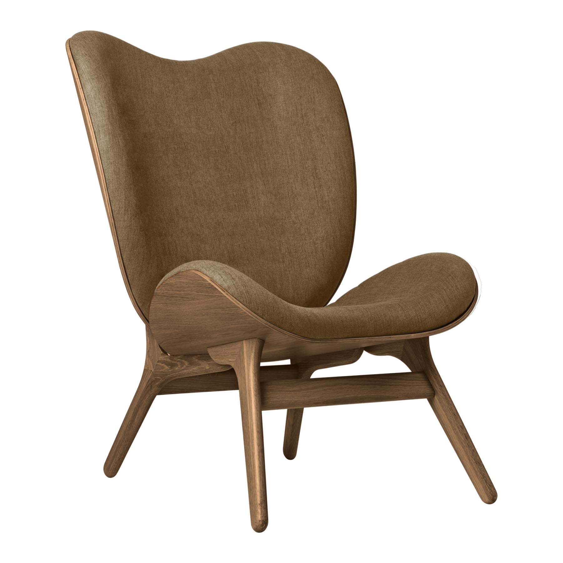 Moderner A Conversation Piece Tall Sessel von Umage in ansprechendem Sugar Brown, perfekt für gemütliche Ecken und stilvolle Akzente.