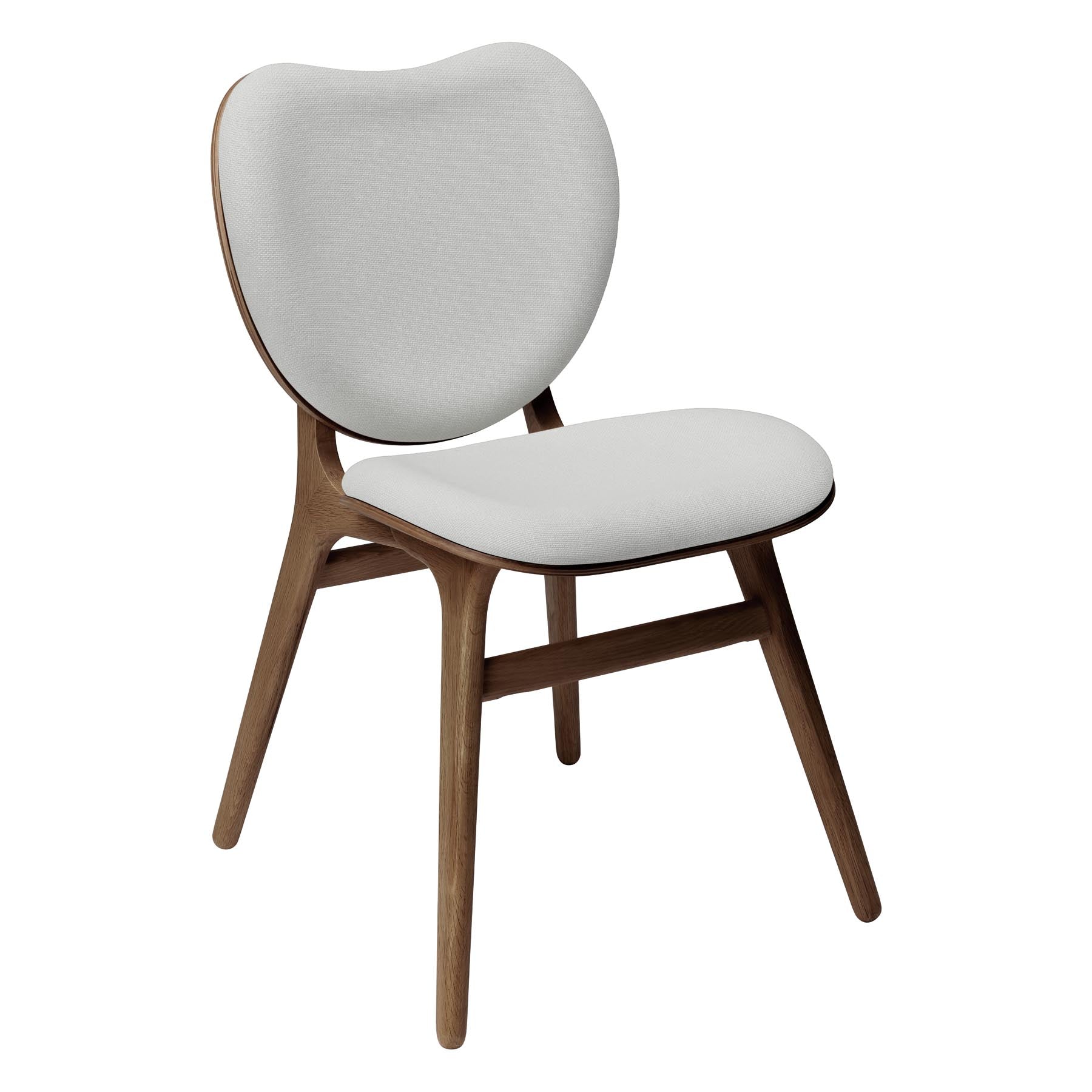 Moderner Esszimmerstuhl A Conversation Piece von Umage in edlem Sterling, perfekt für stilvolle Essbereiche und gesellige Runden.