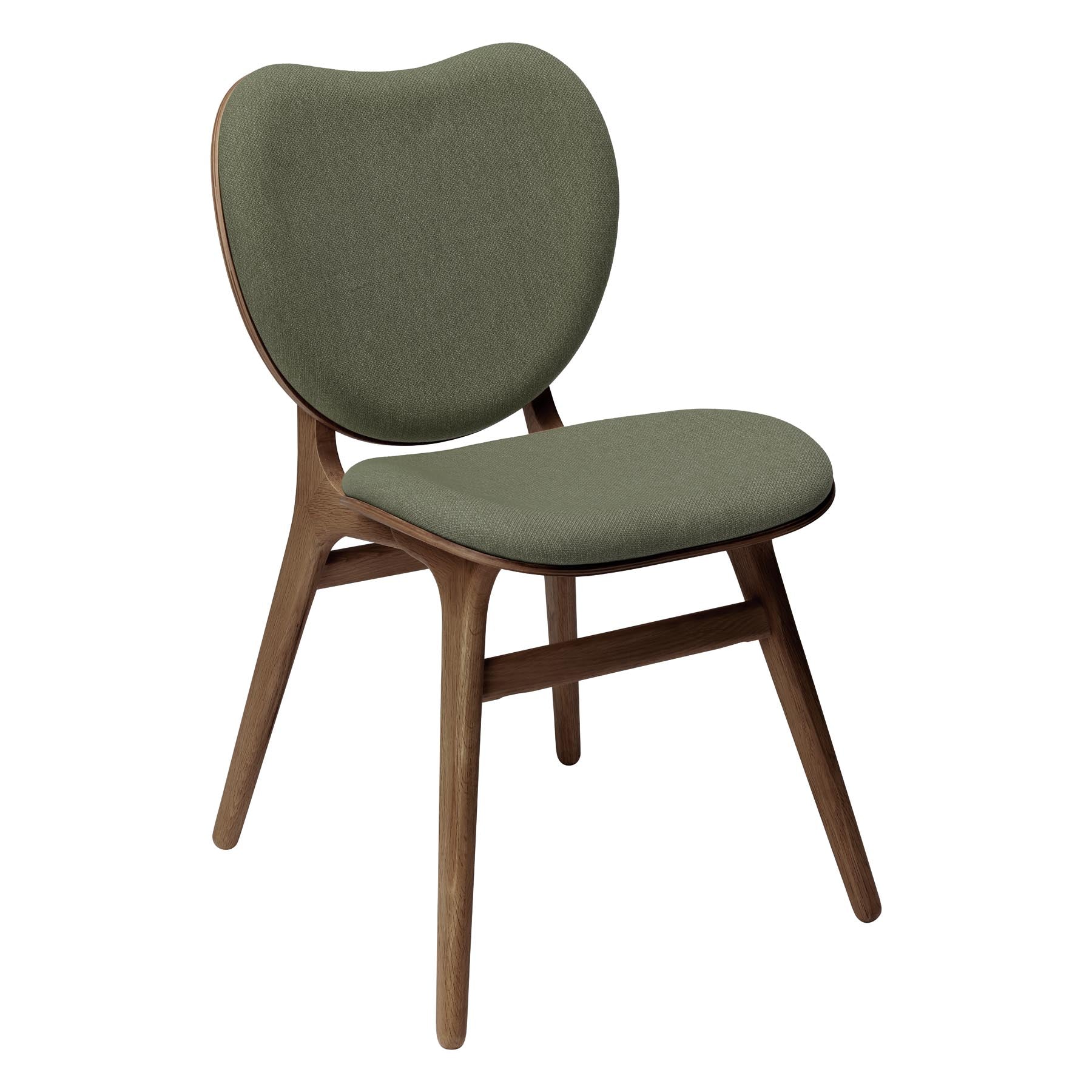 Moderner Esszimmerstuhl A Conversation Piece von Umage in sanften Grüntönen, perfekt für einladende und geschmackvolle Essbereiche.