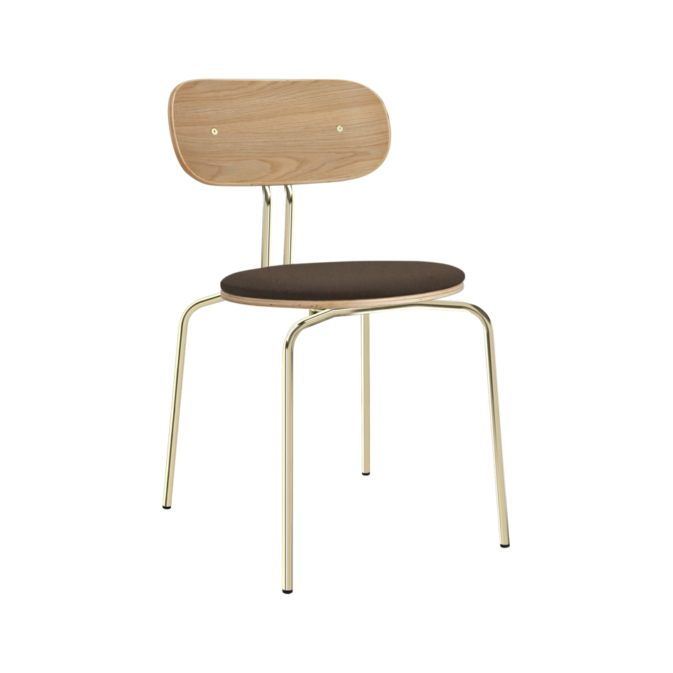 Eleganter gepolsterter Curious Stuhl von Umage, ideal für stilvolle Wohnräume und entspannte Momente. Hochwertige Verarbeitung und ansprechendes Design.