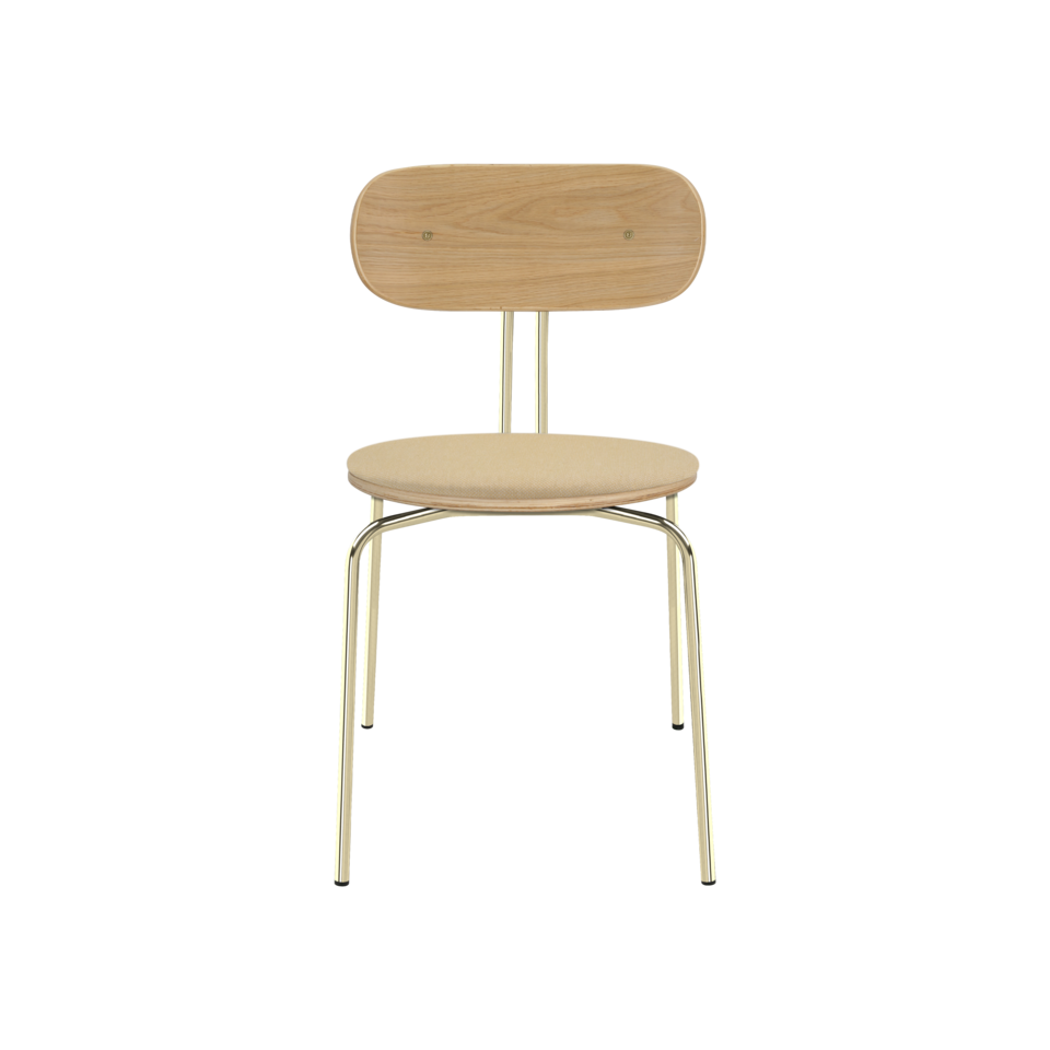 Eleganter gepolsterter Curious Stuhl von Umage, ideal für stilvolle Räume und gemütliche Sitzgelegenheiten.