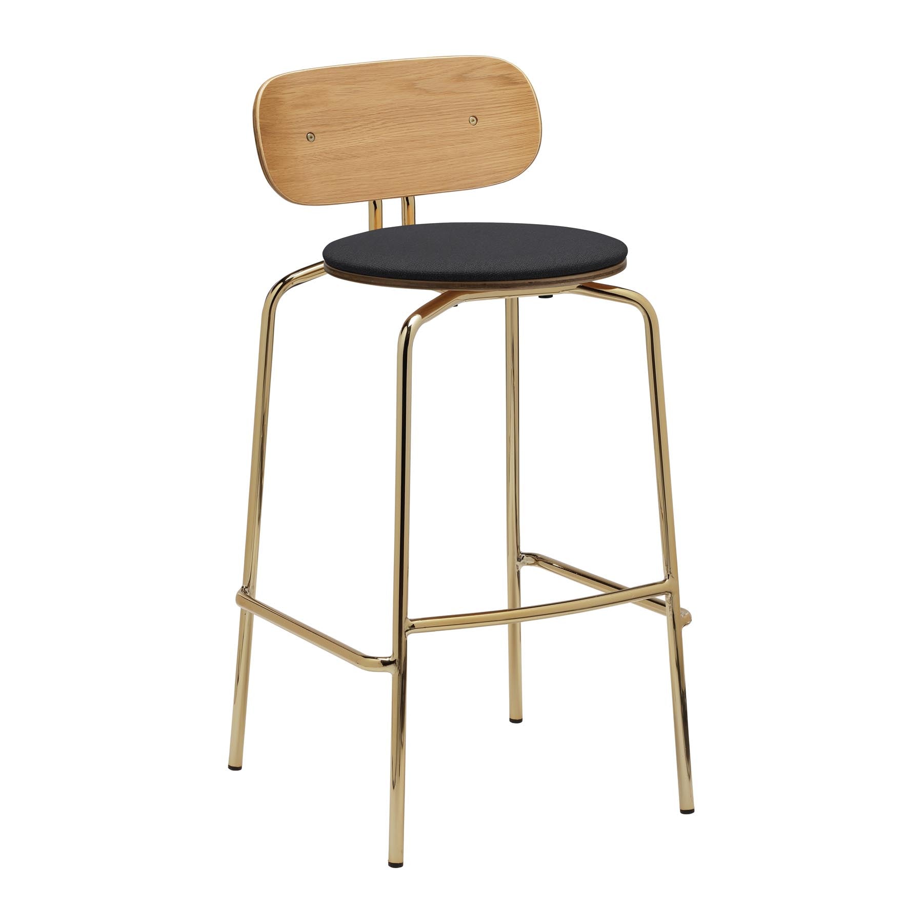 Curious Barstool in Shadow präsentiert im Onlineshop von KAQTU Design AG. Barstuhl ist von Umage