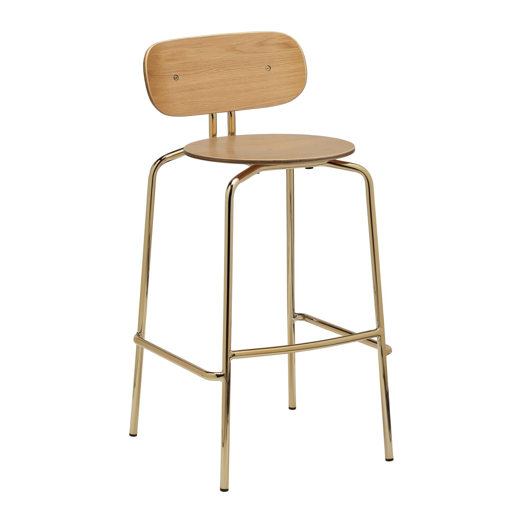 Eleganter Curious Barstuhl von Umage, ideal für stilvolle Bars und Küchen, vereint Komfort und modernes Design in einem ansprechenden Look.