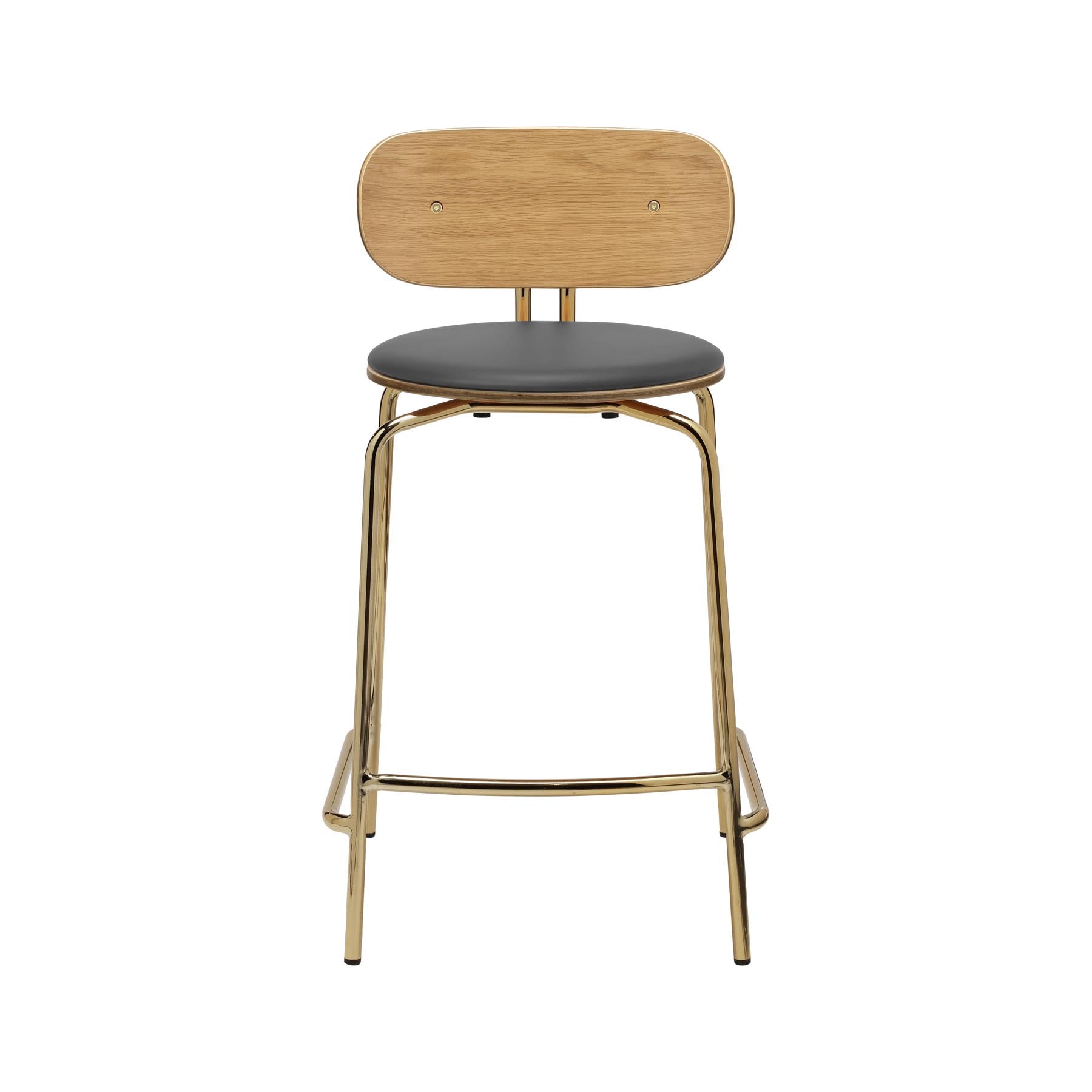 Curious Counterstool in Anthrazite präsentiert im Onlineshop von KAQTU Design AG. Barstuhl ist von Umage