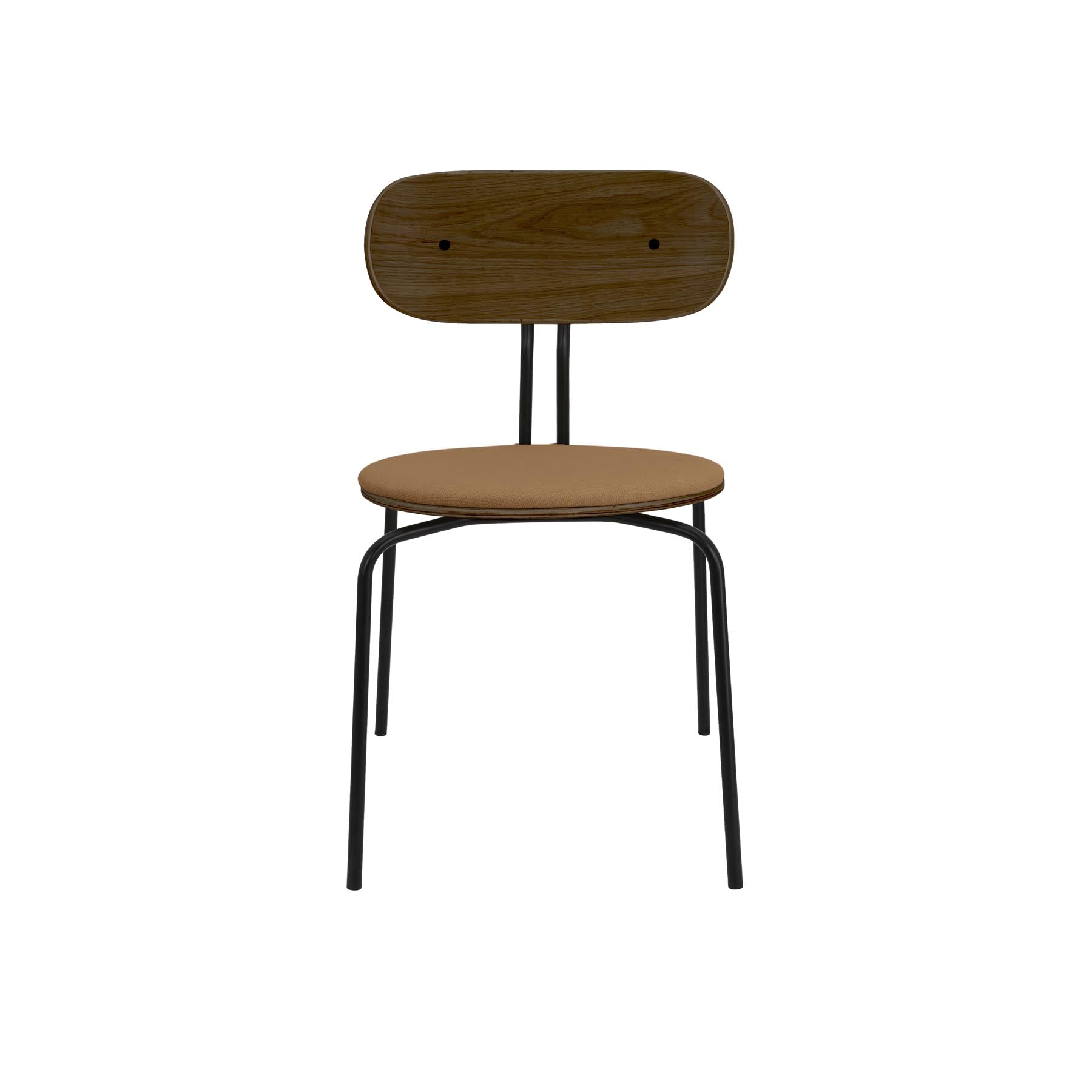 Curious Stuhl gepolstert in Sugar Brown präsentiert im Onlineshop von KAQTU Design AG. Stuhl ist von Umage