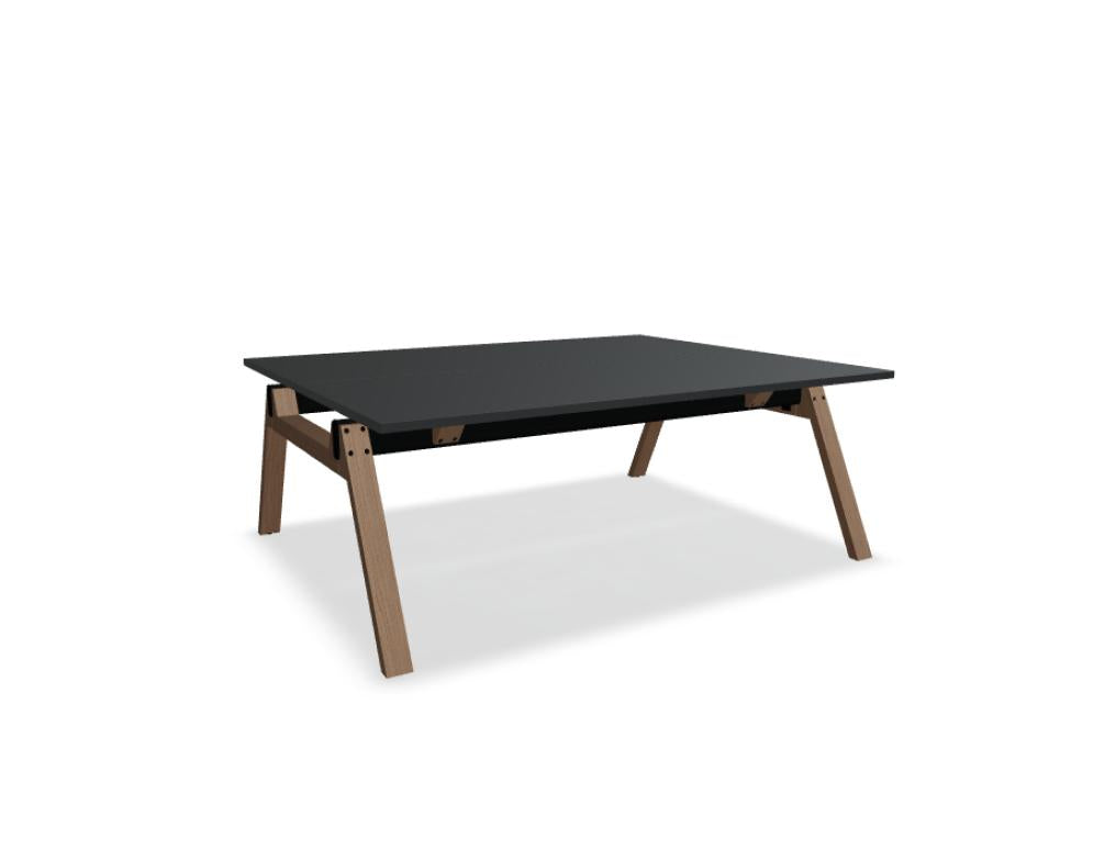 Viga V220 - Doppelschreibtisch in FENIX Schwarz Matt präsentiert im Onlineshop von KAQTU Design AG. Schreibtisch ist von Mdd