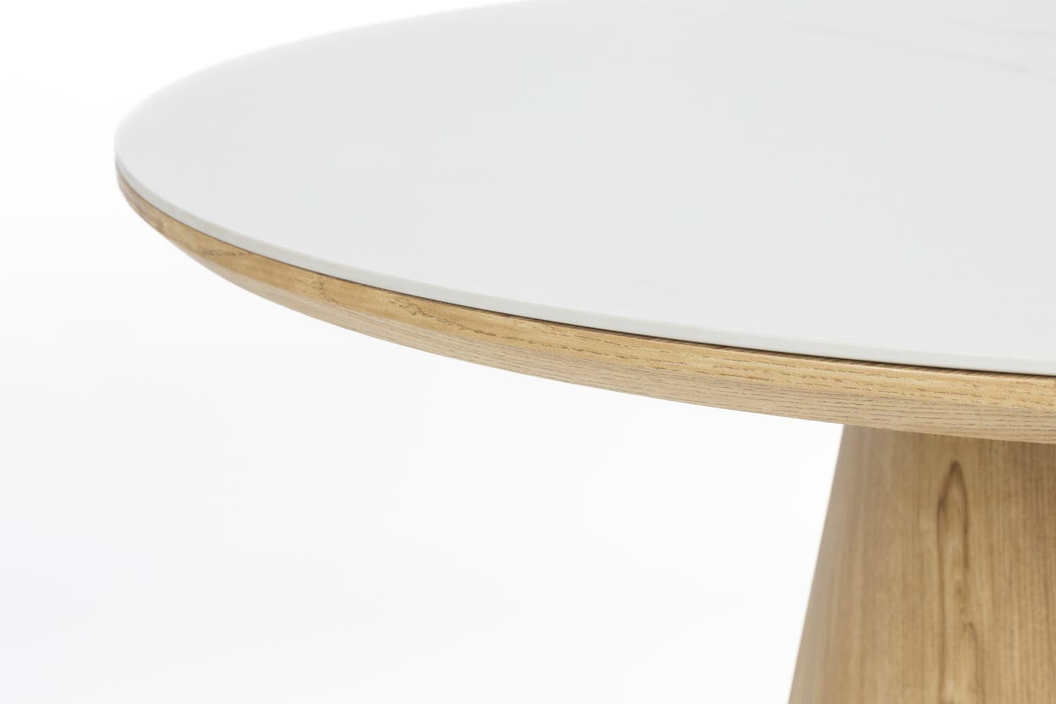 Almira Esstisch Oval: Elegantes Design aus robustem MDF, ideal für stilvolle Esszimmer. Perfekt für gemeinsame Momente.