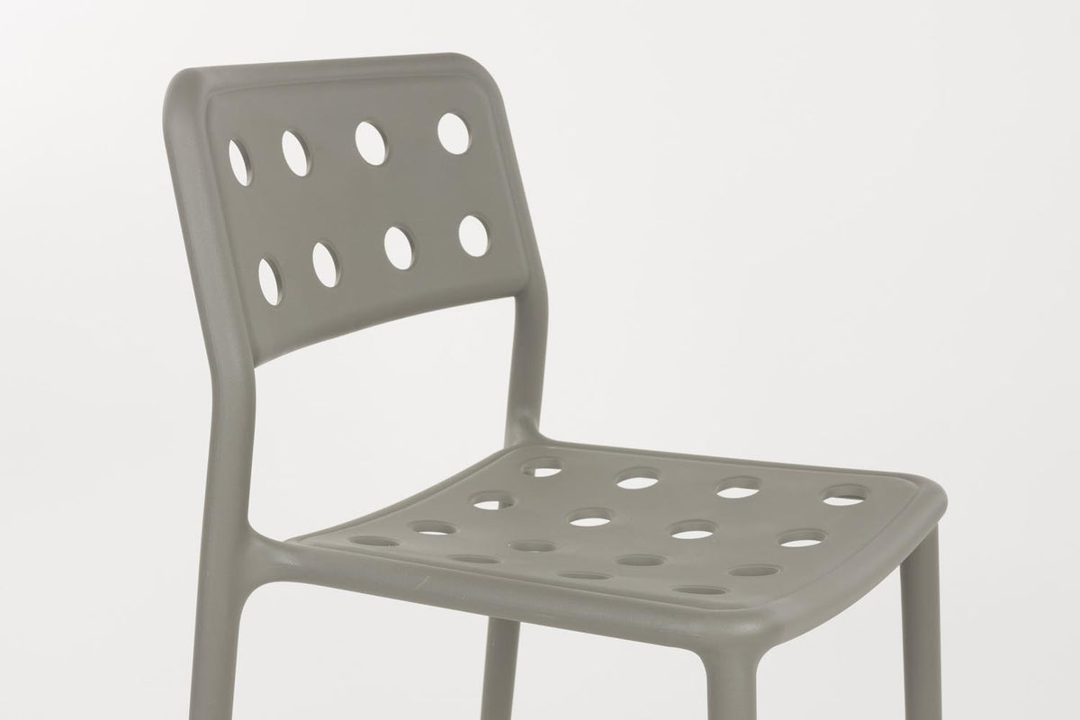 Gartenstuhl Serra Grey in Grau präsentiert im Onlineshop von KAQTU Design AG. Gartenstuhl ist von White Label Living