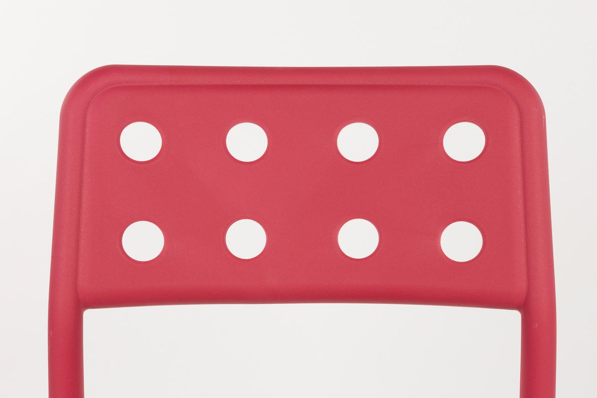 Gartenstuhl Serra Red in Rot präsentiert im Onlineshop von KAQTU Design AG. Gartenstuhl ist von White Label Living