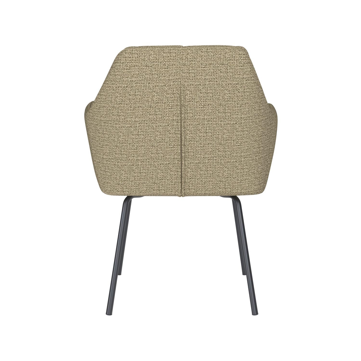 Erleben Sie den Stuhl Pete 4 Metal Legs von White Label Living – eine harmonische Verbindung aus eleganter Ästhetik, hohem Sitzkomfort und robustem Design.